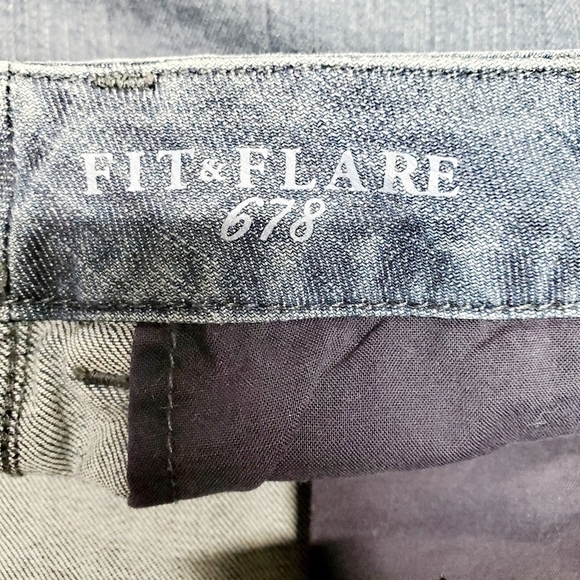 The Limited Fit & Flare 678 Sailor Trouser Flare Jeans 6R - Picture 9 of 11